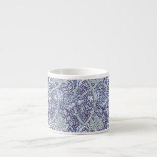 William Morris Windrush Blue Pattern Floral Espresso Cup