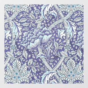 William Morris Windrush Blue Pattern Floral Window Cling
