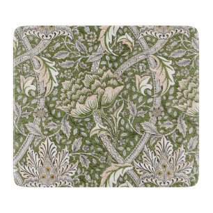 william morris windrush floral flowers classic cutting board