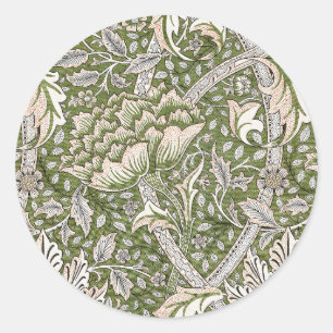 William Morris Windrush floral flowers classic Round Sticker