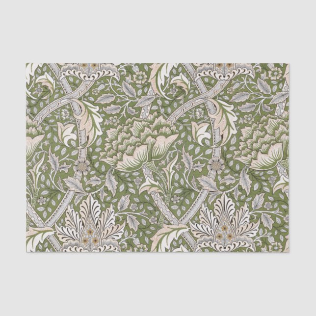 William Morris Windrush floral flowers classic Tissue Paper (Front)
