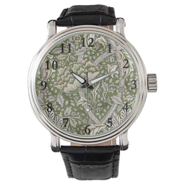 William Morris Windrush floral flowers classic Watch (Front)