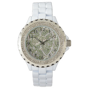 william morris windrush floral flowers classic watch