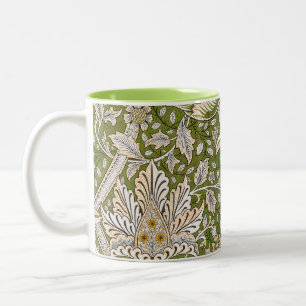William Morris Windrush Floral Pattern Classic Two-Tone Coffee Mug