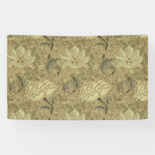 William Morris Windrush Floral Pattern: Vintage Banner