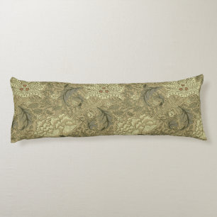 William Morris Windrush Floral Pattern: Vintage Body Cushion
