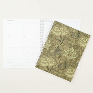 William Morris Windrush Floral Pattern: Vintage Planner