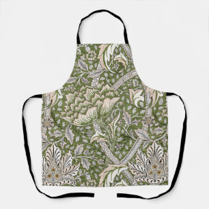 : William Morris Windrush Green Pattern: Vintage Apron