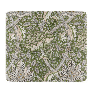 : William Morris Windrush Green Pattern: Vintage Cutting Board