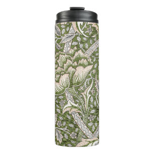 : William Morris Windrush Green Pattern: Vintage Thermal Tumbler