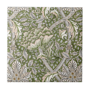 : William Morris Windrush Green Pattern: Vintage Tile