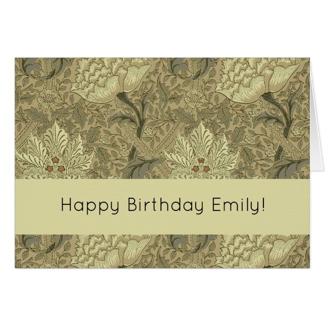 William Morris Windrush Wallpaper Pattern (Front Horizontal)