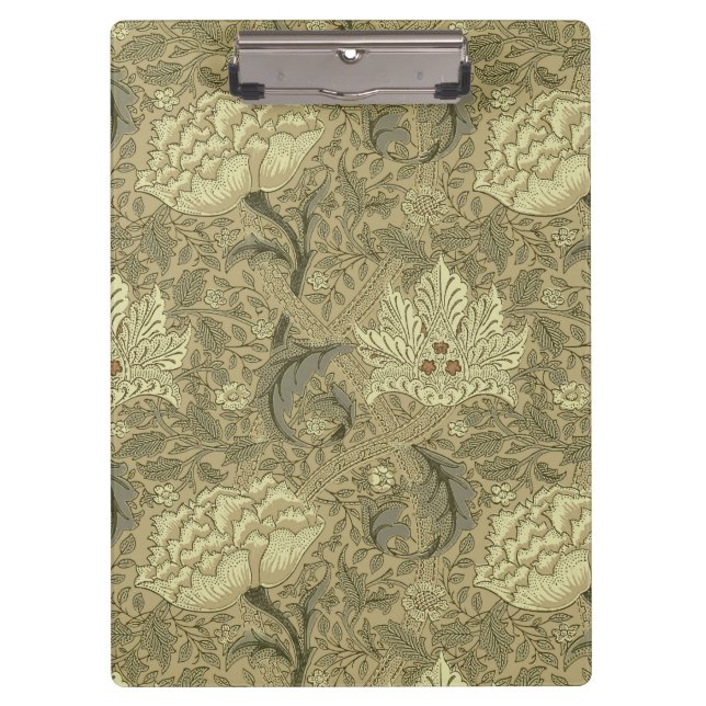 William Morris Windrush Wallpaper Pattern Clipboard (Front)