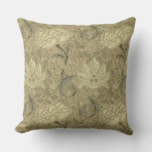 William Morris Windrush Wallpaper Pattern Cushion