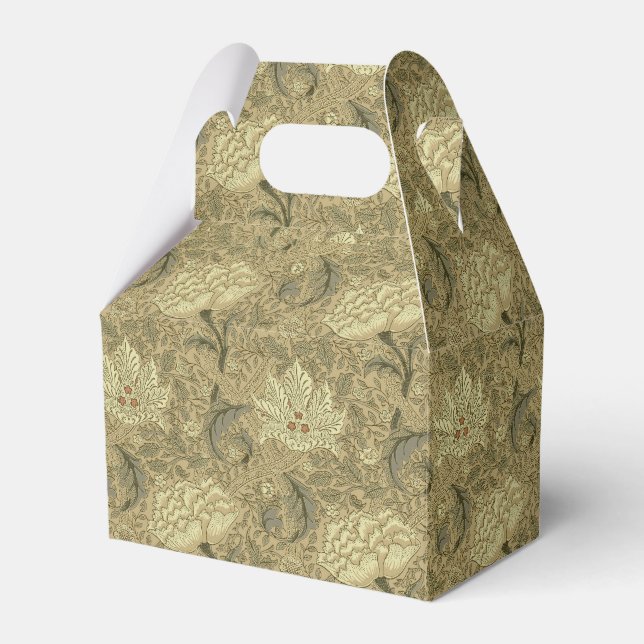 William Morris Windrush Wallpaper Pattern Favour Box (Front Side)