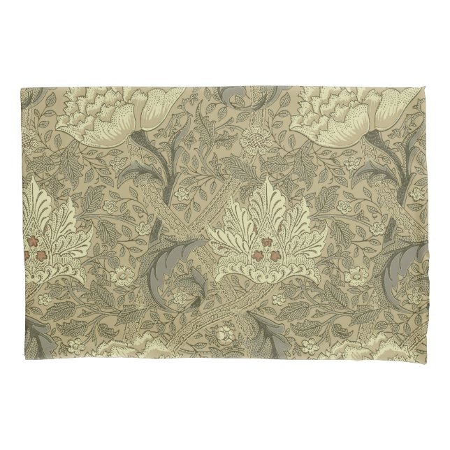 William Morris Windrush Wallpaper Pattern Pillowcase (Front)
