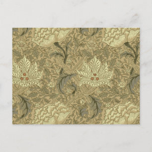 William Morris Windrush Wallpaper Pattern Postcard