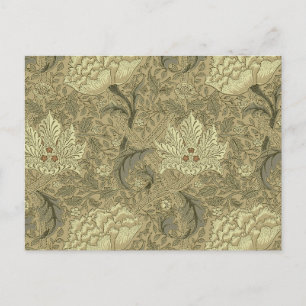 William Morris Windrush Wallpaper Pattern Postcard