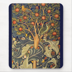 William Morris Woodpecker Pre-Raphaelite Mouse Mat