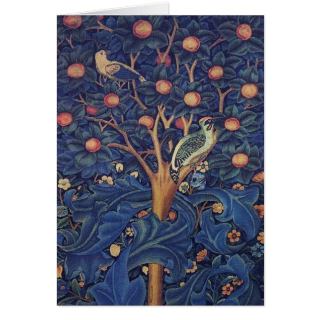 William Morris Woodpecker Tapestry Arts & Crafts  (Front)