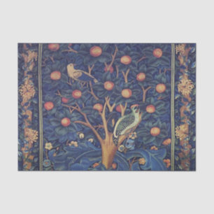William Morris Woodpecker Tapestry Arts & Crafts  Tissue Paper