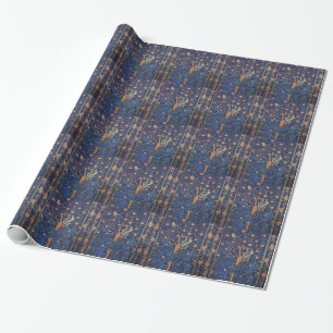 William Morris Woodpecker Tapestry Arts & Crafts Wrapping Paper