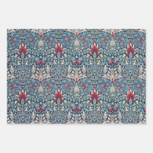 William Morris Wrapping Paper Flat Sheet Set of 3