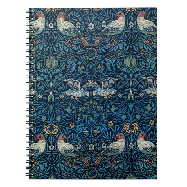 William Morris's (1834-1896) Birds famous pattern. Notebook (Front)