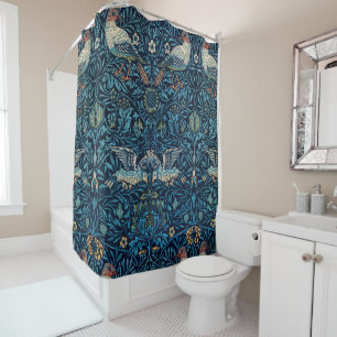 William Morris's (1834-1896) Birds famous pattern. Shower Curtain