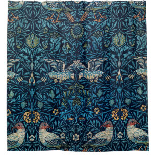 William Morris's (1834-1896) Birds famous pattern. Shower Curtain