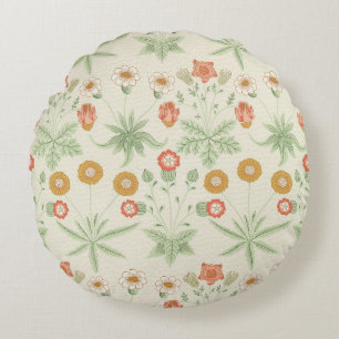William Morris's (1834-1896) Daisy famous pattern. Round Cushion