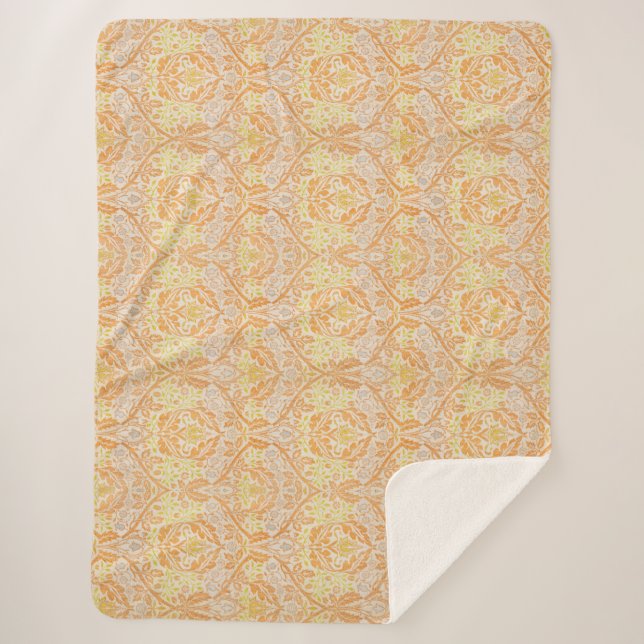 William Morris's (1834-1896) Golden Bough Sherpa Blanket (Front)