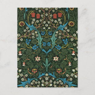 William Morris's (1834-1896) Tulip pattern. Postcard