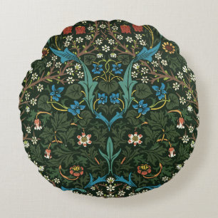 William Morris's (1834-1896) Tulip pattern. Round Cushion