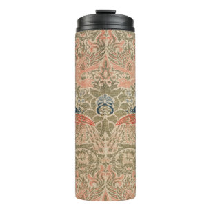 William morris's birds famous pattern  thermal tumbler