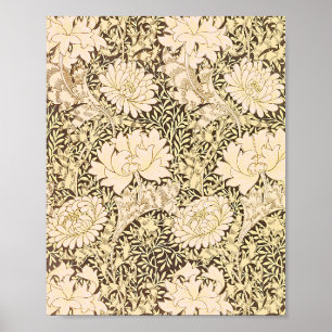 William Morris's Chrysanthemum pattern  Poster