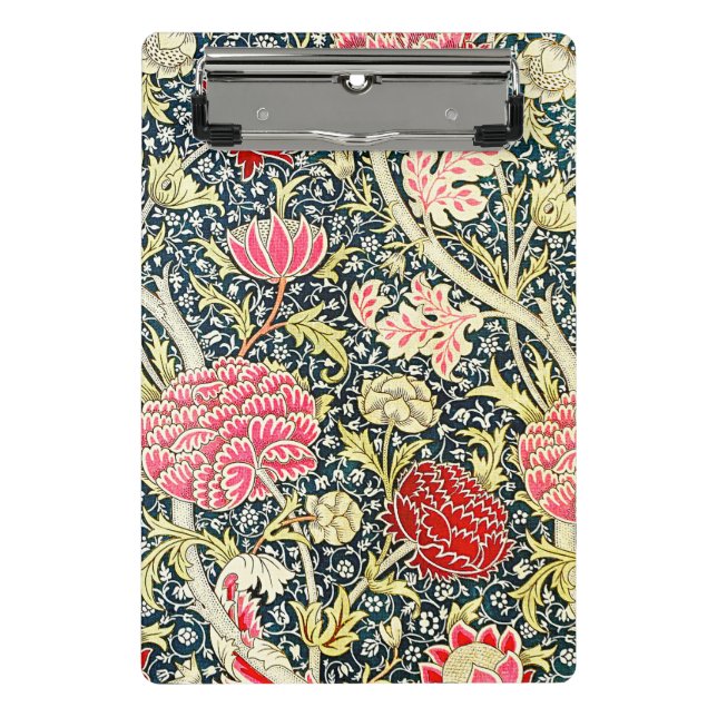 William Morris's Cray famous pattern Mini Clipboard (Front)