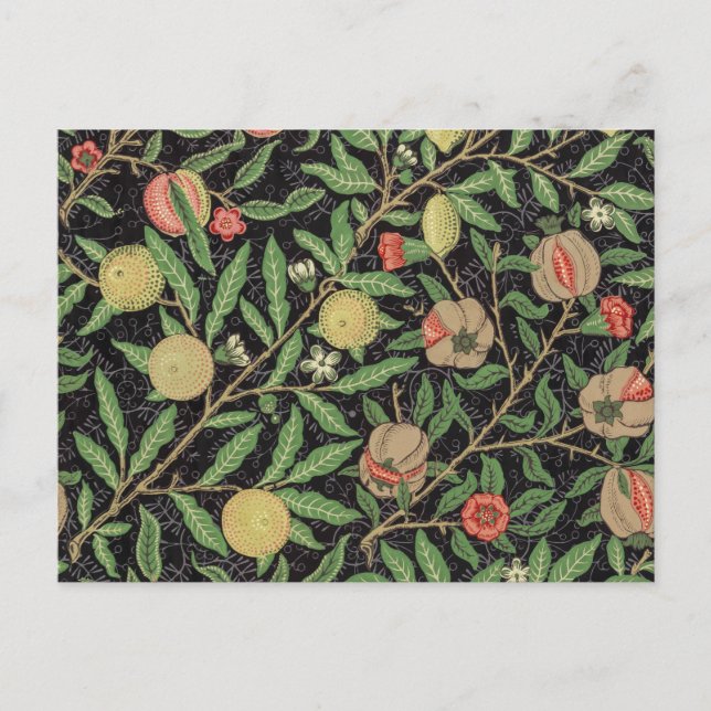 William Morris's Fruit pattern (1862)  Postcard (Front)