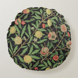 William Morris's Fruit pattern (1862) Round Cushion
