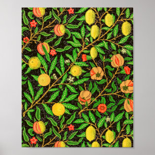 William Morris's Fruit pattern wallpaper Poster