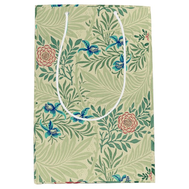 William Morris's Larkspur famous pattern Medium Gift Bag (Front)