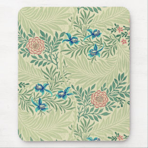 William Morris's Larkspur famous pattern Mouse Mat