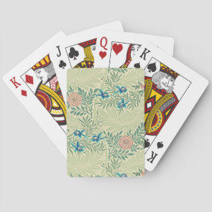 William Morris's Larkspur famous pattern Playing Cards