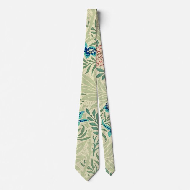 William Morris's Larkspur famous pattern   Tie (Front)