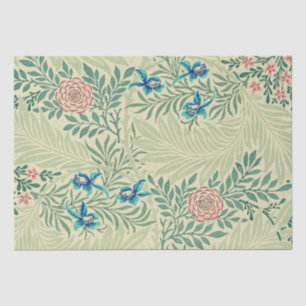 William Morris's Larkspur famous pattern  Tissue Paper