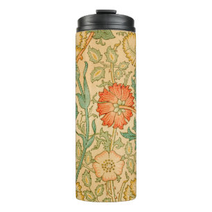 William Morris's Pink and Rose famous pattern  Thermal Tumbler