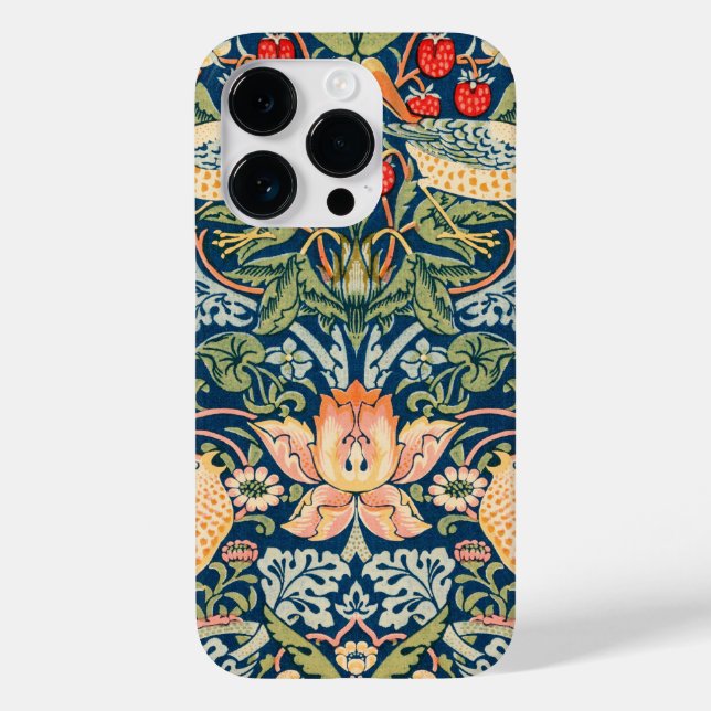 William Morris's Strawberry Thief Case-Mate iPhone Case (Back)