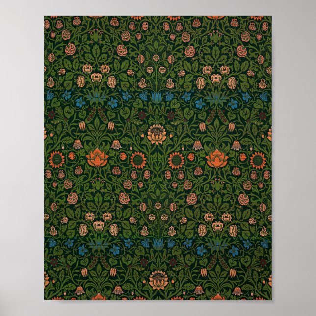 William Morris's Tulip famous pattern Poster (Front)