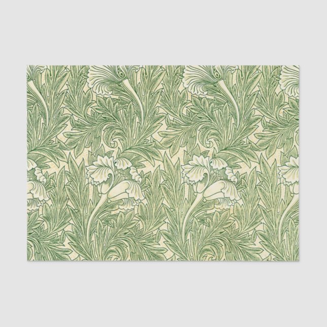 William Morris's Tulip famous pattern  Tissue Paper (Front)