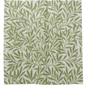 William Morris's Willow pattern (1874). Shower Curtain